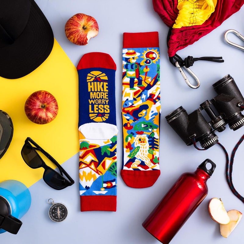 Lavley Outdoors Socks - Hiking and camping gifts for men and women - Great for nature lovers - Holiday or birthday gift - Image 4